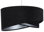 Lampa wisząca GEMSTONE czarna/srebrna BPS KONCEPT