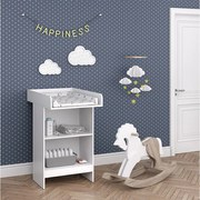 Przewijak dla dziecka biały 60x88x103 leo