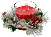 Świąteczny stroik ze świecą, 270 g