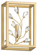 Zuma Line W0578-01A-B5V7 - Kinkiet SPRING 1xG9/33W/230V złoty