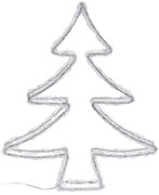 Metalowa dekoracja świetlna, stojąca figurka z LED