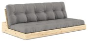 Szara rozkładana sofa 196 cm Base – Karup Design