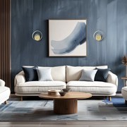 Kinkiet LUCERO GOLD 13W LED, złoty, zakręcony, nowoczesny