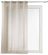 Firanka do salonu AMANI, gładka, beżowa