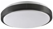 Lampa sufitowa BENEDYKT 2xE27/20W/230V śr. 33 cm czarna