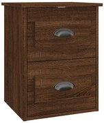 Brązowa wisząca szafka nocna na ścianę B2-B88