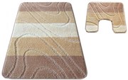 Zestaw beżowych dywaników do łazienki G7-H84