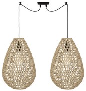 Zestaw 2 lamp papierowych do zawieszenia