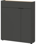 Antracytowa szafka na buty Ameca – Germania