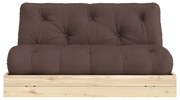 Ciemnobrązowa rozkładana sofa 145 cm Flip – Karup Design