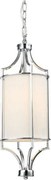 Open Design OR80551 - Żyrandol na łańcuchu LUNGA 1xE27/15W/230V błyszczący chrom/biały