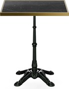 Blumfeldt Patras Lux stolik bistro marmurowy blat 60 x 60cm