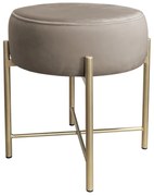Taboret Pola noga metalowa złota MG09
