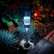 Lampa solarna wbijana 5cm stalowa PATIO
