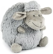 BO-MA Poduszka Owieczka kule szara, 16 cm, śred. 16 cm