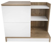 Stolik nocny Rena White