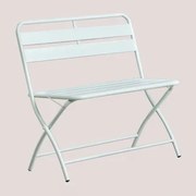 Składana Ławka Ogrodowa Janti 90 Cm Iceberg - Sklum