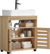 Szafka Łazienkowa pod Umywalkę zamykana - sonoma - BBK004B11