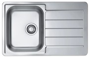 ALVEUS 1069147 - Zlew kuchenny LINE 79x50 cm matowy stal/satyna