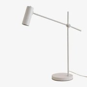 Lampa Stołowa Z Żelaza Idina Biała - Sklum