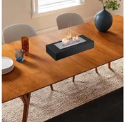 BIO kominek INDIA 8,5x49 cm, 2,5 kW, czarny, seria INDIA