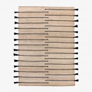 Prostokątny Dywan Z Juty I Tkaniny Plamena 230 X 185 Cm - Sklum