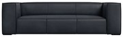 Ciemnoniebieska skórzana sofa 227 cm Madame – Windsor &amp; Co Sofas
