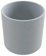 Umywalka betonowa nablatowa okrągła bez otworu na baterię 41 x 40 cm BENE | różne kolory : Kolor - Jasny szary