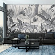 Fototapeta - Gepardy w dżungli (196x136 cm)