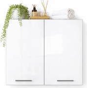 Szafka Ścienna Biały Do Łazienki Połysk C6-E70