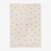 Dywan Prostokątny 125x170 Cm Z Bawełny Jankiel Kids Curry Żółty - Sklum