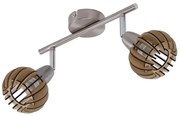 Briloner 2852-021 - Oświetlenie punktowe RETRO 2xE14/5,5W/230V