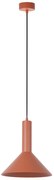 Vitrum Stożek ceglany - minimalistyczna, lampa wisząca pojedyncza do kuchni