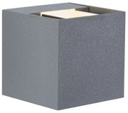 Paulmann 18000 - 2xLED/3W IP65 Kinkiet zewnętrzny CYBO 230V szary