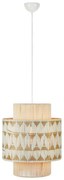 Lampa wisząca w naturalnym kolorze z jutowo-tekstylnym kloszem ø 45 cm Ano – Markslöjd