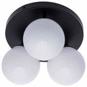 Lampa sufitowa SFERA BLACK/CHROME 3xE14 na kole