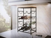 Stojak na 12 butelek wina Lezku