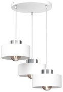 Żyrandol na lince MARTI 3xE27/15W/230V biały/chrom