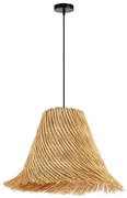 Immax 08273L - Żyrandol na lince NATURALEZA 1xE27/40W/230V śr. 45 cm rattan