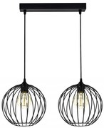 Żyrandol na lince MATT 2xE27/60W/230V