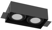Brosline 3270 - Oprawa wpuszczana CAGE 2xGU10/18W/230V czarna