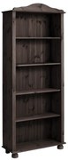 Brązowy regał z litego drewna sosnowego 70x181 cm Ella – Støraa