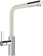 Mexen Flora bateria kuchenna, chrom/beżowa - 670401-09