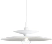 Redo 01-3048 - Żyrandol na przewodzie GUNNAR 1xE27/42W/230V, średnica 50 cm, biały