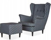 Fotel Uszak z pufką dla chłopaka na PREZENT niego