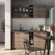 Pojedyncza kuchnia szlachetny szary/antracyt 160x46x81.6 r-line