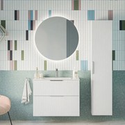 Zestaw mebli łazienkowych TIM 80 cm z umywalką ceramiczną