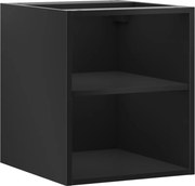 Mexen Box-A szafka otwarta z półką 40 cm, czarna mat - 91AX2-0400-470-0-71