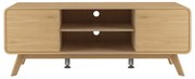 Szafka pod TV w dekorze dębu w naturalnym kolorze 140x53 cm Cassie – Støraa