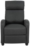 Antracytowy fotel wypoczynkowy Siom – Actona